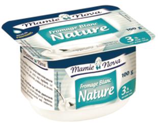 Fromage frais blanc nature 3,7% MG 100 g x 4