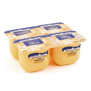 Crèmedessert vanille 125gx4