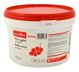 Gelée de groseilles rouges 35% 4,5kg