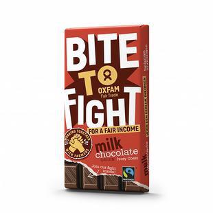 Chocolat lait Fairtrade Bite To Fight 200g