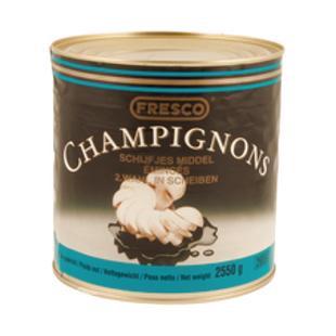 Champignons in schijfjes middel keus 2,55kg