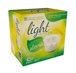 Glace vanille light stevia 80ml x8