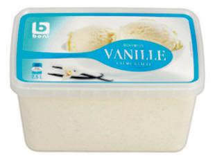 Crème glacée vanille 2,5L