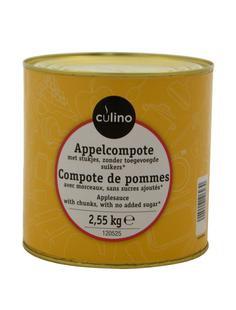 Appelcompote met stukken z.t.suik. 2,55kg