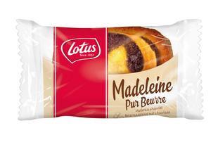 Cake Madeleine beurre marbréé chocolat ind.28gx36