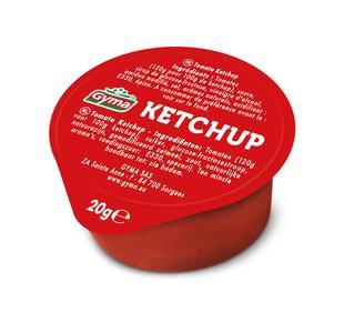 Ketchup aux tomates cups 20gx216