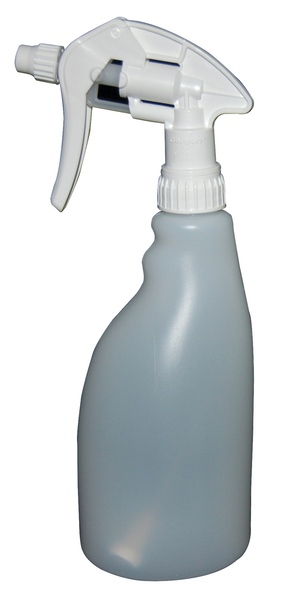 Spraybottle 500ml trigger white blanco 1 pièce