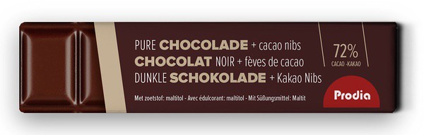 Chocolat noir 72% maltitol 35g