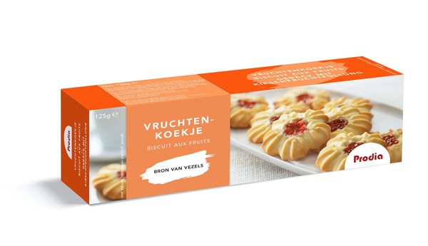 Biscuits aux fruits édulcorant 125g
