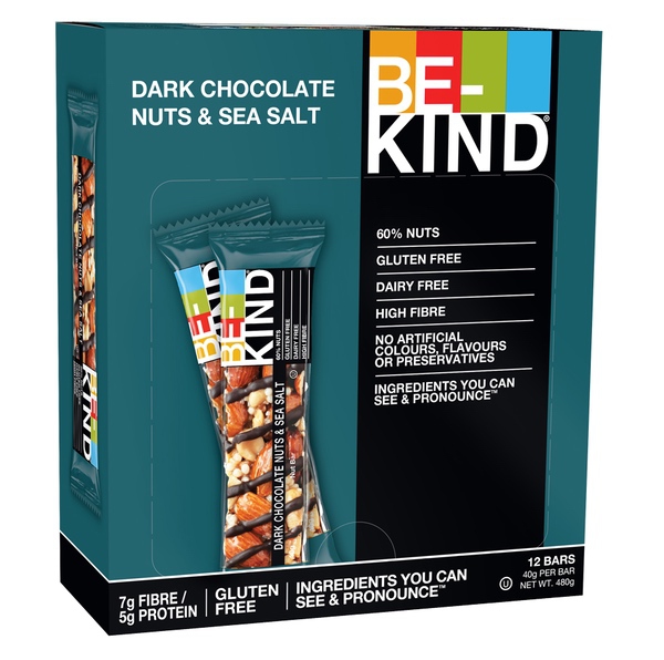 Dark chocolate nuts & sea salt 40g