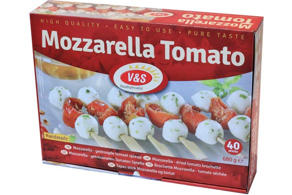Mozzarella tomaat spiesjes 17gx40