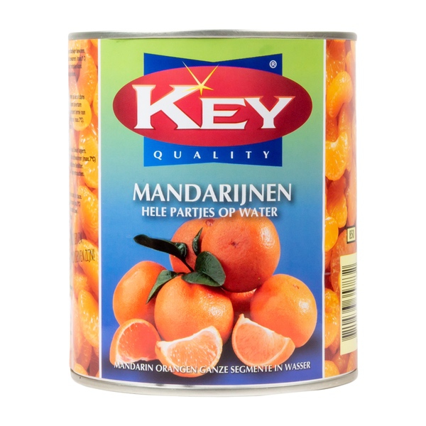 Mandarines segments à l'eau 820g