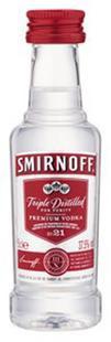 Smirnoff vodka 37,5% 5clx12