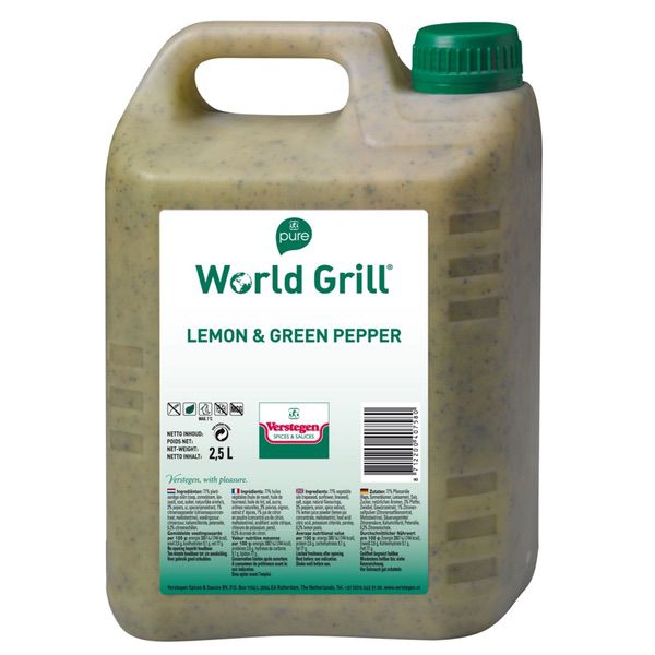 Marinade World Grill lemon&green pepper Pure 2,5L