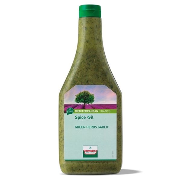 Spice oil green herbs garlic Pure 870ml