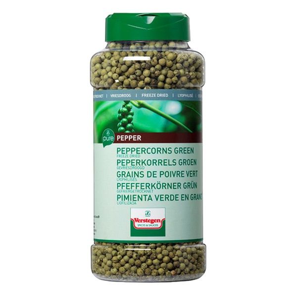 Poivre vert lyophilisé en grains pot 140g