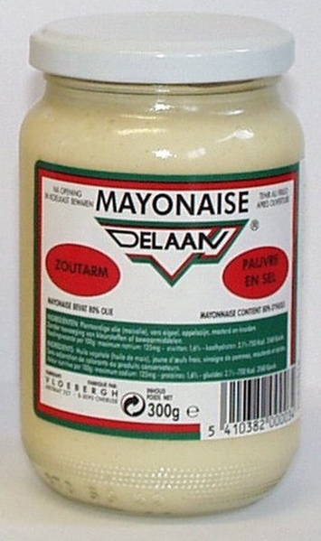 Mayonaise met eieren zoutarm 300g