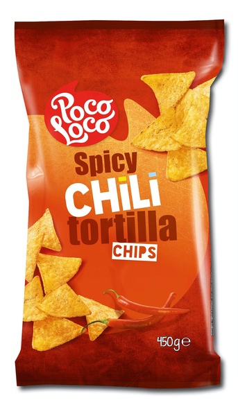 Chips tortilla spicy chili 450g