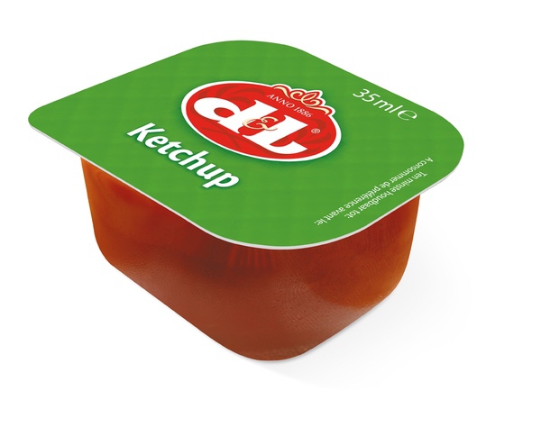 Ketchup aux tomates cups 35mlx144