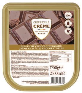 Crème glacée chocolat Belge avec morceaux 2,5 L