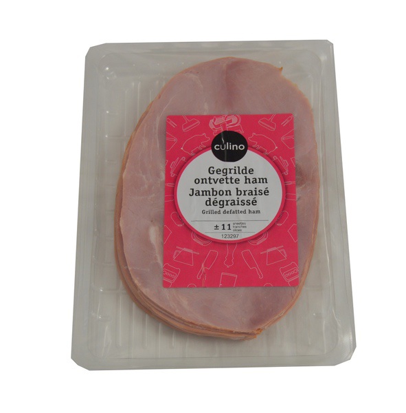 Jambon braisé dégraissé ±11 tranches ±500g
