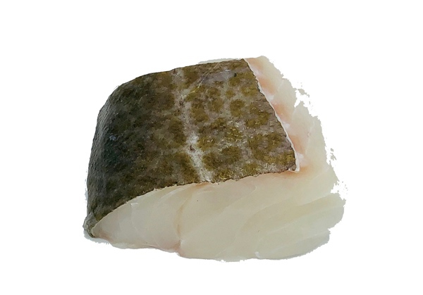 Skreihaas in porties met vel ±180g 10st ±1,8K