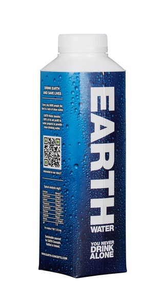 Earth water tetrapack 50cl