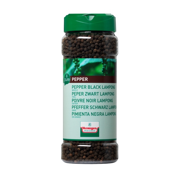 Zwarte peper heel Pure Lampong 260g