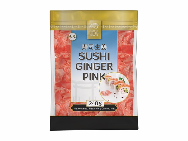 Roze gember voor sushi 240g
