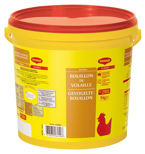 Bouillon volaille poudre 5kg - Solucious