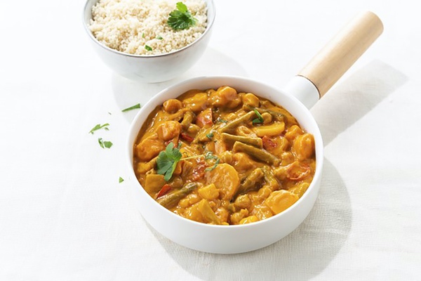 Gele curry met groenten vegetarisch 1kg