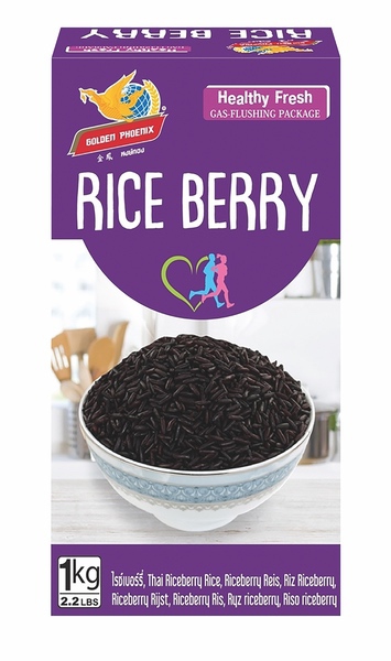 Rijst riceberry zwart 1kg