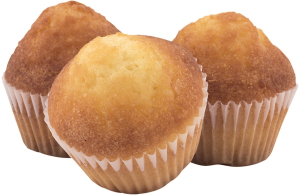 Cupcakes natuur ind. 225st