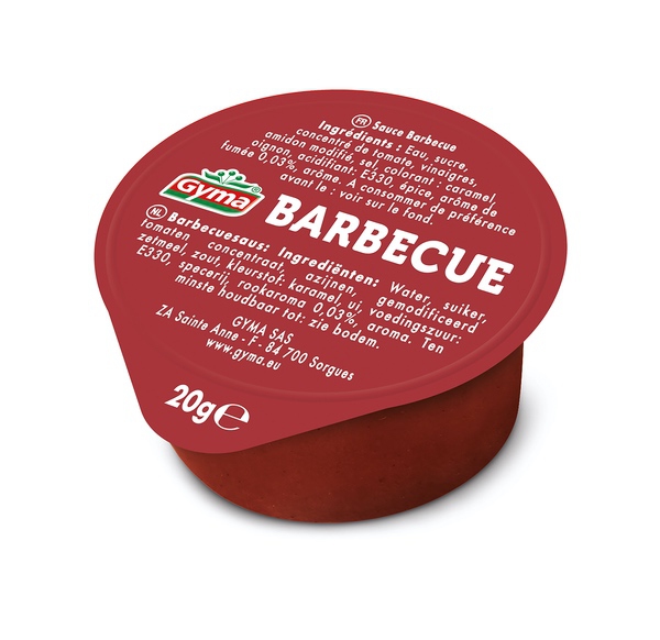 Sauce barbecue cup 20gx216