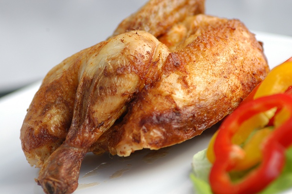 Demi-poulet cuit 400gx20p