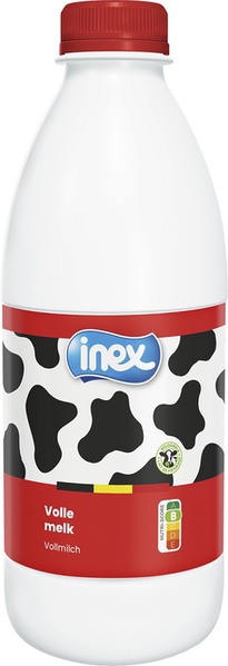 Melk vol PET met schroefdop 1L