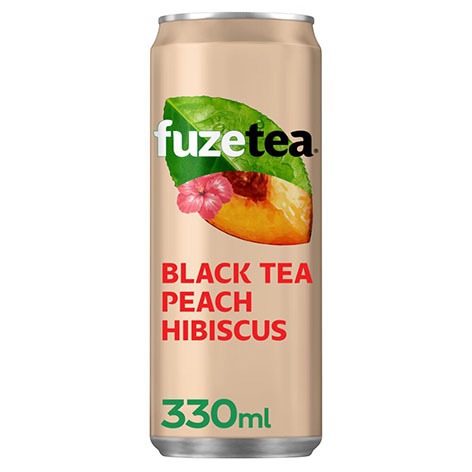 Black Tea peche-hibiscus SLEEK 33cl