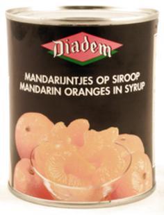 Mandarines en segments au sirop 850g