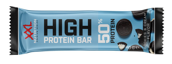 High protein bar cookies & cream 50g