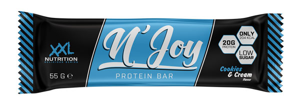 N'Joy Protein bar cookies & cream 55g