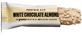 Protein bar white chocolate almond 55g