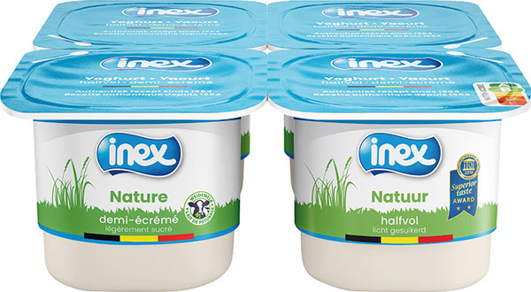 Yoghurt natuur halfvol 125gx4