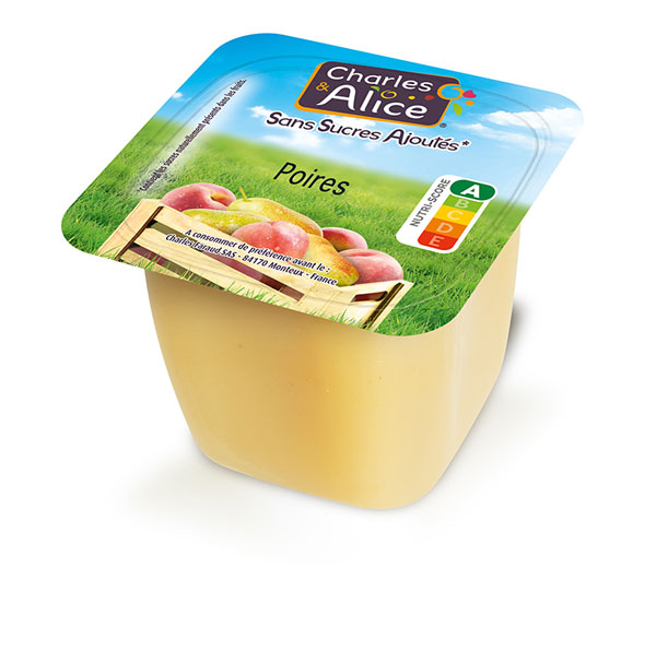 Perenpuree zonder toegevoegde suiker 95g