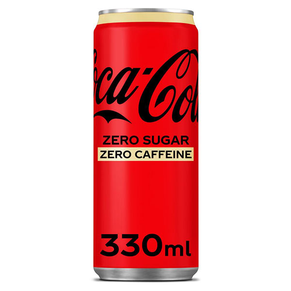 Coca Cola Zero No Caffeine SLEEK 33cl