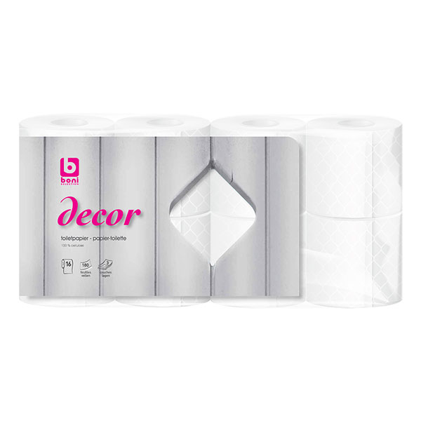 Toiletpapier decor 3lagen-180vellen 16rollen
