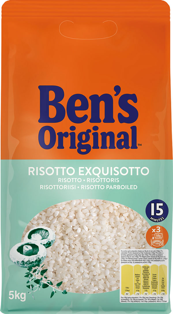 Rijst exquisotto voor risotto parboiled (15') 5kg