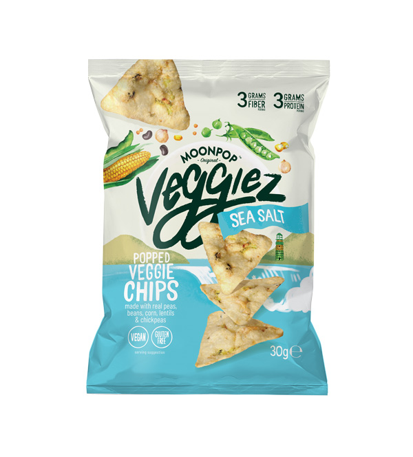 Chips Popped veggie Sea Salt 30g