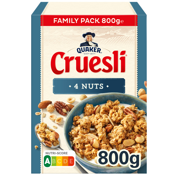 Cruesli 4 noix 800g