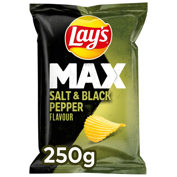 Chips MAX salt & black pepper XL 250g