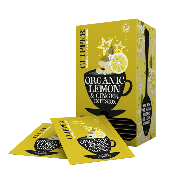 Thé lemon-ginger infusion BIO 25 sachets